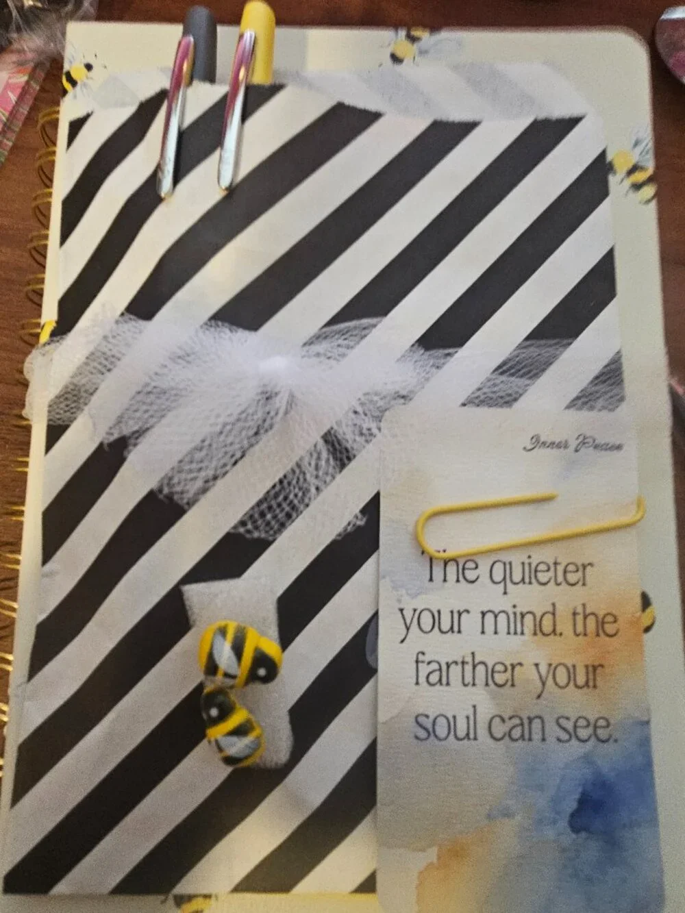 Bumble Bee Journal Stationary Bundle – Gift Ready